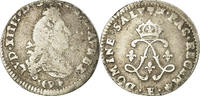 France 4 Sols 2 Deniers Coin, Louis XIV, 4 Sols aux 2 L, Tours, KM 281.5 -