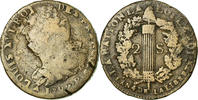 France 2 Sols Coin, 2 sols françois, Orléans, Bronze, KM 603.14 -