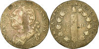 France 12 Deniers Coin, 12 deniers françois, Paris, Bronze, KM 600.1 -