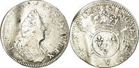 France 1/12 ECU, 10 Sols Coin, Louis XIV, 1/12 Écu aux insignes, Lille, F(12-12) -