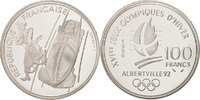 France 100 Francs Coin, Silver, KM:981 -