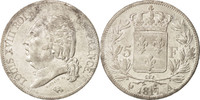 France 5 Francs Coin, Louis XVIII, Louis XVIII, Paris -
