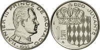 Monaco Franc Coin, Rainier III, Paris, Nickel, KM:140 -