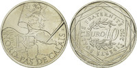 France 10 Euro Coin, Nord-Pas de Calais, Silver, KM:1664 -