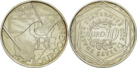 France 10 Euro Coin, Bourgogne, Silver, KM:1649 -