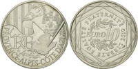 France 10 Euro Coin, Provence-Alpes-Cote d'Azur, Silver, KM:1668 -