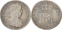 France 1/12 ECU, 10 Sols Coin, Louis XIV, 1/12 Écu à la mèche longue -