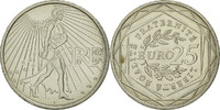 France 25 Euro Coin, La Semeuse en marche, Silver -