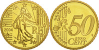 France 50 Euro Cent Coin, Brass, KM:1287 -