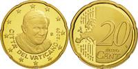 VATICAN CITY 20 Euro Cent Brass, KM:386 -