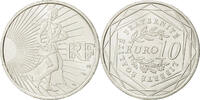 France 10 Euro Coin, Semeuse, Silver -