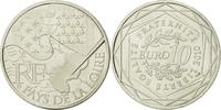 France 10 Euro Coin, Pays de la Loire, Silver, KM:1665 -
