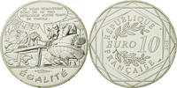 France 10 Euro Coin, Egalité, Abraracourcix, Assurancetourix -