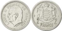 Monaco 2 Francs Coin, Undated (1943), Aluminum, Gadoury:MC 133 -