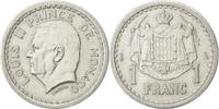 Monaco 1 Franc Coin, Undated (1943), Aluminum, Gadoury:MC131 -