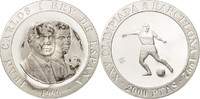 Spain 2000 Pesetas Coin, Juan Carlos I, Silver, KM:862 -