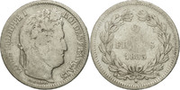France 2 Francs Coin, Louis-Philippe, Perpignan, Silver -
