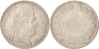 France 5 Francs Coin, Louis-Philippe, Paris, Silver -
