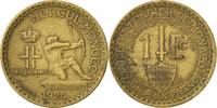 Monaco Franc Coin, Louis II, Poissy, Aluminum-Bronze, KM:111 -