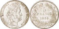 France 5 Francs Coin, Louis-Philippe, Lille, Silver -