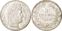France 5 Francs Coin, Louis-Philippe, Paris, Silver -