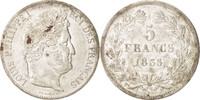 France 5 Francs Coin, Louis-Philippe, Lille, Silver -