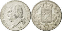 France 5 Francs Coin, Louis XVIII, Louis XVIII, Paris -