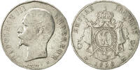 France 5 Francs Coin, Napoleon III, Napoléon III, Paris -