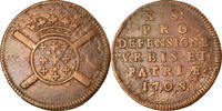 FRENCH STATES 10 Sols Coin, LILLE, Lille, Copper, KM:6 -