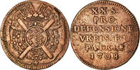 FRENCH STATES 20 Sols Coin, LILLE, Lille, Copper, KM:7 -