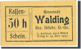 Austria 50 Heller Banknote, Walding, Walding -