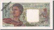 New Caledonia 20 Francs Banknote, KM:50c -