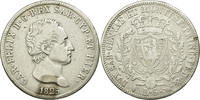 ITALIAN STATES 5 Lire Coin, SARDINIA, Carlo Felice, Torino -