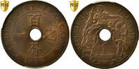 French Indo-China Cent Coin, FRENCH INDO-CHINA, Paris, PCGS, MS63BN, Bronze, KM:8, graded -