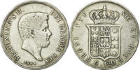 ITALIAN STATES 120 Grana Coin, NAPLES, Ferdinando II, Silver -