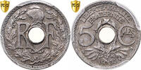 France 5 Centimes Lindauer, Paris, Copper-nickel, PCGS -