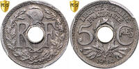 France 5 Centimes Lindauer, Paris, Copper-nickel, PCGS -
