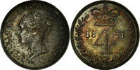 Great Britain 4 Pence, Groat Coin, Victoria, Silver, KM:732 -