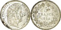 France 5 Francs Coin, Louis-Philippe, Bordeaux, Silver -