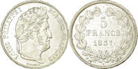 France 5 Francs Coin, Louis-Philippe, Bordeaux, Silver -