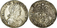 France Ecu Coin, Louis XIV, Écu à la mèche longue, Limoges -