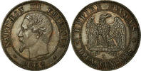 France 2 Centimes Coin, Napoleon III, Napoléon III, Bordeaux -