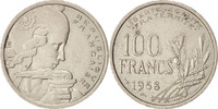 France 100 Francs Coin, Cochet, Copper-nickel, KM:919.1 -