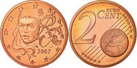 France 2 Euro Cent Proof / BE, Copper Plated Steel, KM:1283 -