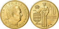 Monaco 10 Centimes Coin, Rainier III, Paris, ESSAI -