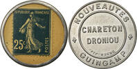 France 25 Centimes Chareton Droniou, Guingamp, Timbre-Monnaie -
