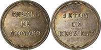 Monaco Token Casino, Deux Francs, Cercle, Silver -