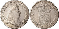 France 1/2 Ecu Coin, Louis XIV, 1/2 Écu de Flandre, Lille -