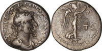 Hemidrachm Coin, Hadrian, Caesarea, Silver, BMC:142 -