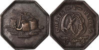 Martinique and Guadeloupe Token Pointe-à-Pitre, 1/2 Gourde, Métal -